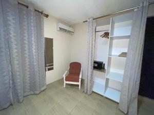 TV a/nebo společenská místnost v ubytování Tenexia - La Gaulette Studio