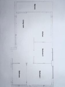 Půdorys ubytování Frog Apartment - 2 bedrooms and living room