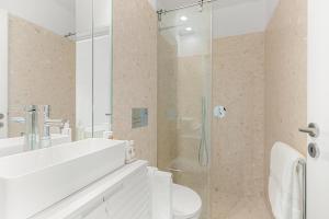 Ein Badezimmer in der Unterkunft 108MM House