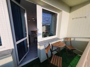 Balkón alebo terasa v ubytovaní Szczecin Reda - 4 x BEDROOM