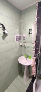 Ванная комната в Apartments Vela - Pestani, Ohrid