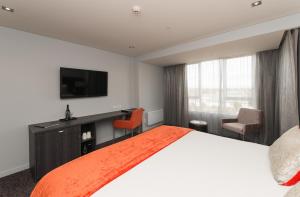 TV a/nebo společenská místnost v ubytování Copthorne Hotel Palmerston North
