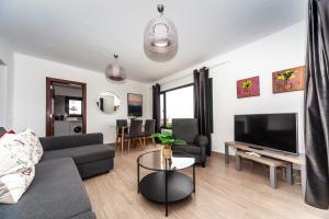 Μια τηλεόραση ή/και κέντρο ψυχαγωγίας στο Luxury Suite San Borondón