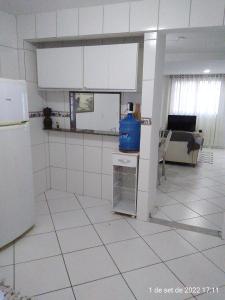Küche/Küchenzeile in der Unterkunft Cantinho Bonsai