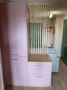 Posteľ alebo postele v izbe v ubytovaní Studio cocooning style naturel