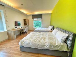 Letto o letti in una camera di 墾丁外婆家