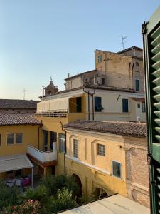 a view of a group of buildings at Casa Nico in Montemarciano