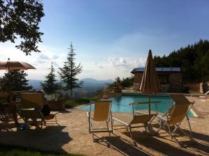 The swimming pool at or close to Le Mandrie Di San Paolo