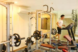 The fitness centre and/or fitness facilities at San Marino Boutique Danang
