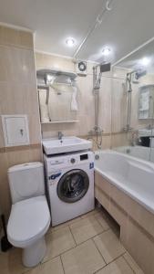 Koupelna v ubytování Apartment (1 комн) на Площади Республики