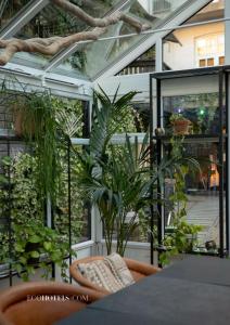 a greenhouse with plants in it at Carlton Guldsmeden in Copenhagen