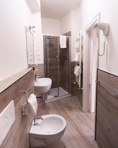 Koupelna v ubytování Hotel Villa Bonelli