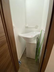 Kúpeľňa v ubytovaní Fűzfőfürdői Szálláshely Balatonfűzfő