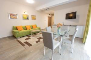 TV a/nebo společenská místnost v ubytování Hotel Nicoleta