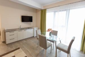TV a/nebo společenská místnost v ubytování Hotel Nicoleta