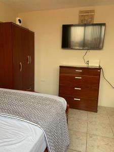 Cama o camas de una habitación en Casa Geydi
