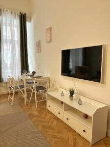 TV a/nebo společenská místnost v ubytování Cozy, quiet Place near Belvedere Wien