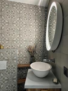 Bagno di Appartement moderne avec vue panoramique à Jongny proche de Montreux