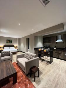Posezení v ubytování Sincerely Yours Suites & Serviced Apartments