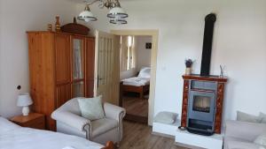 Posteľ alebo postele v izbe v ubytovaní Guesthouse Tulipán Vendégház