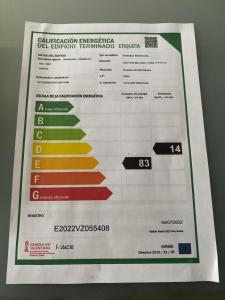 Certifikát, hodnocení, plakát nebo jiný dokument vystavený v ubytování Oropesa del Mar - La Playa de la Concha