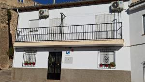 Bygningen som feriehuset ligger i