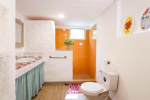 Koupelna v ubytování Villa Casa Azul & Arena Blanca Apartamentos