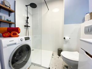 Kúpeľňa v ubytovaní Apartament Cashmere Beige przy Porcie Jachtowym