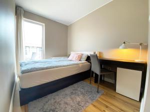 Posteľ alebo postele v izbe v ubytovaní Apartament Cashmere Beige przy Porcie Jachtowym