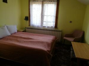 Postel nebo postele na pokoji v ubytování Самостоятелни стаи в къща за гости Балкан