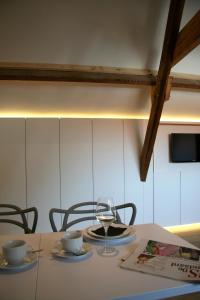 TV a/nebo společenská místnost v ubytování B&B Hof ter Kwaremont