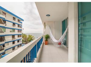 Balkón nebo terasa v ubytování Apartamento karey 506
