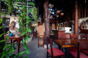 Posezení v ubytování Bunwin Siem Reap