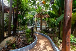Zahrada ubytování Bunwin Siem Reap