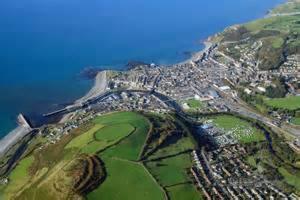 A bird's-eye view of Seacroft Holiday Home 