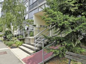 a building with stairs in front of a building at Apartments with WiFi Zagreb - 15474 in Zagreb