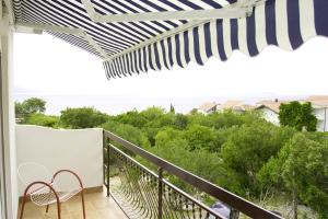 Balkón nebo terasa v ubytování Apartment Podaca 15748d