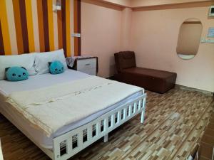Postel nebo postele na pokoji v ubytování P Place พีเพลส