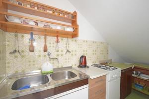 Kuchyň nebo kuchyňský kout v ubytování Apartments and rooms by the sea Podaca, Makarska - 16160