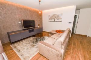 Μια τηλεόραση ή/και κέντρο ψυχαγωγίας στο Apartments with a parking space Zadar - 15790