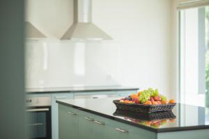 مطبخ أو مطبخ صغير في GUESTHOUSE ZURZACH - Self Check-in
