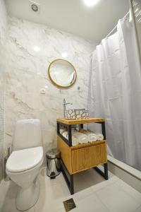 Koupelna v ubytování Madin Eco Hotel