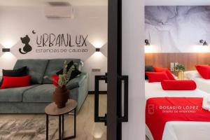 A seating area at Urbanlux Olimpia Sleep & More