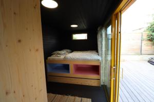 Двухъярусная кровать или двухъярусные кровати в номере Jevi Jevišovka