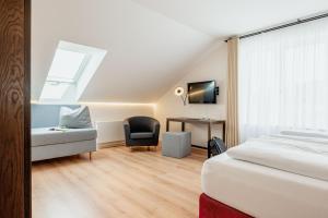 Postel nebo postele na pokoji v ubytování Landgasthof Wagner-Zimmermann