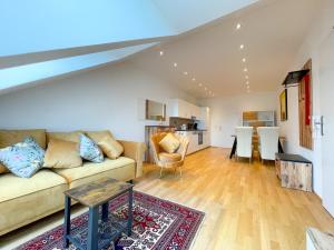 Kuchyň nebo kuchyňský kout v ubytování Stylisches Apartment in Grazer Bestlage