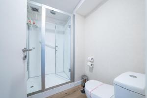 Um banheiro em Cilene del Fuego Suites & Spa