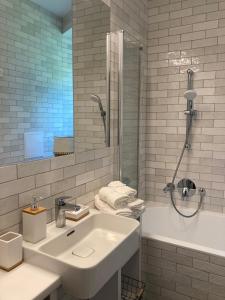 Kúpeľňa v ubytovaní Apartment BB II nad Deptakiem