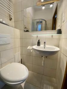 Kúpeľňa v ubytovaní Topolove Rooms & Apartments