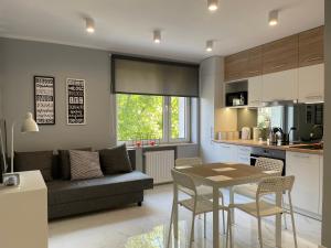 Kuchyňa alebo kuchynka v ubytovaní Apartament AMSTERDAM